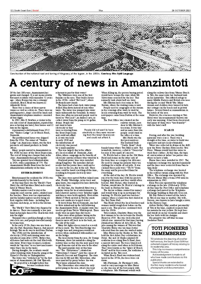 South Coast Sun 29 October 2021 page 12