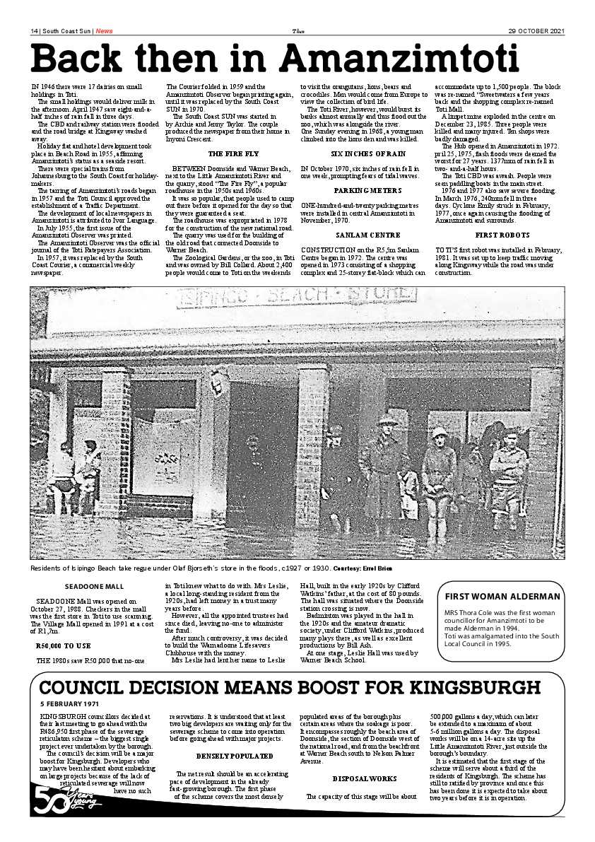 South Coast Sun 29 October 2021 page 14