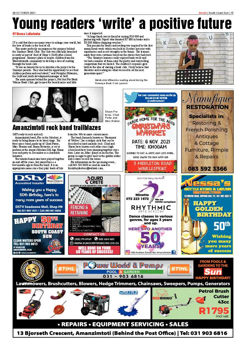 South Coast Sun 29 October 2021 page 15
