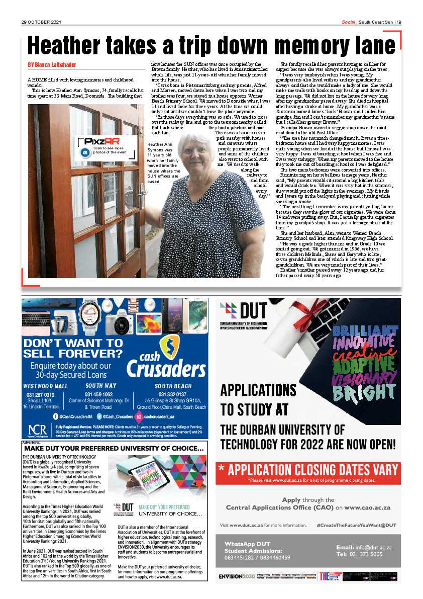 South Coast Sun 29 October 2021 page 19