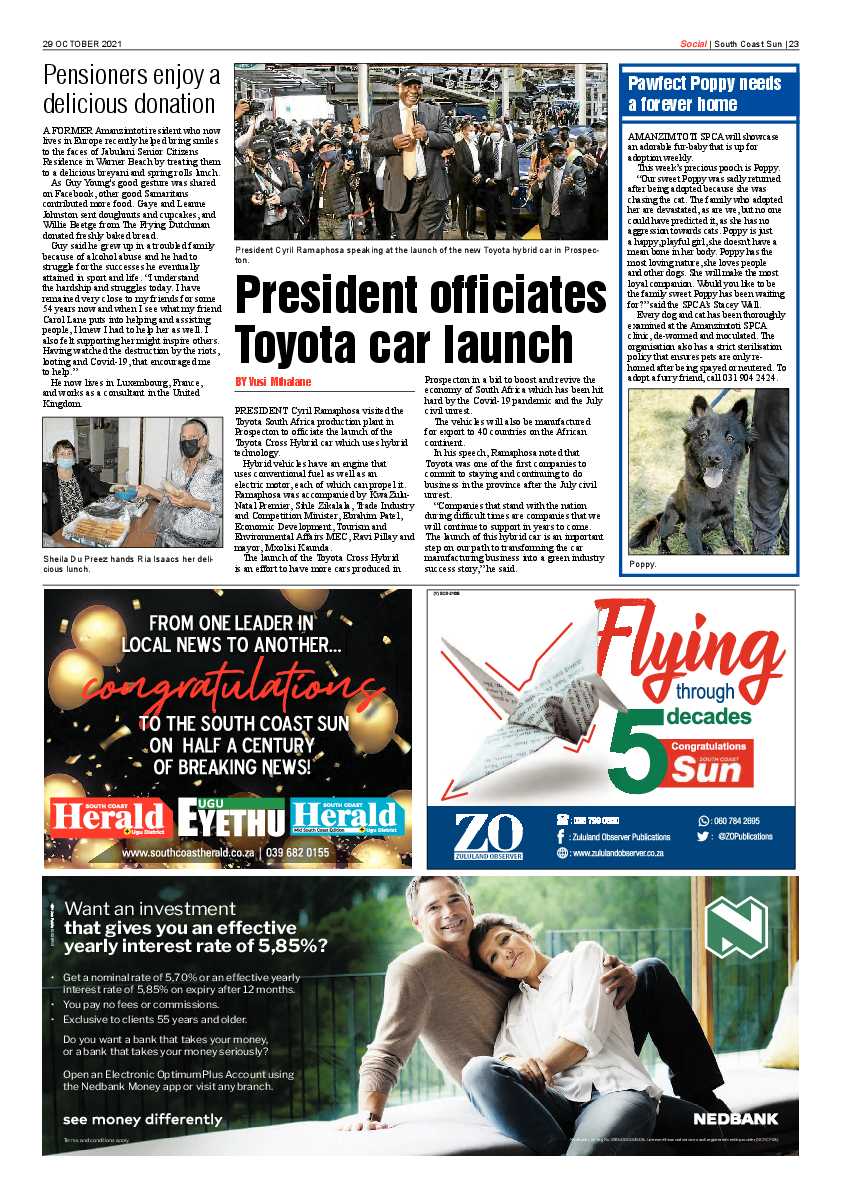 South Coast Sun 29 October 2021 page 23