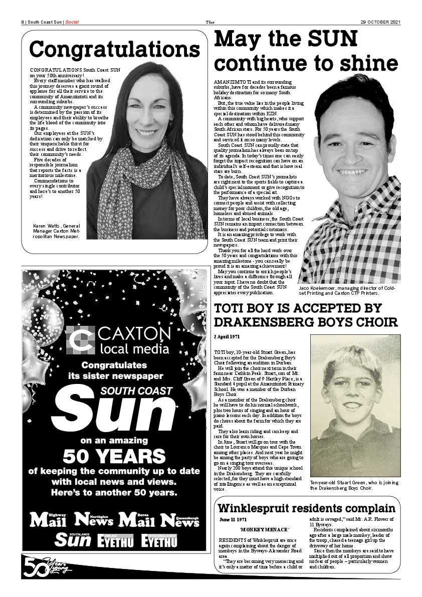 South Coast Sun 29 October 2021 page 8
