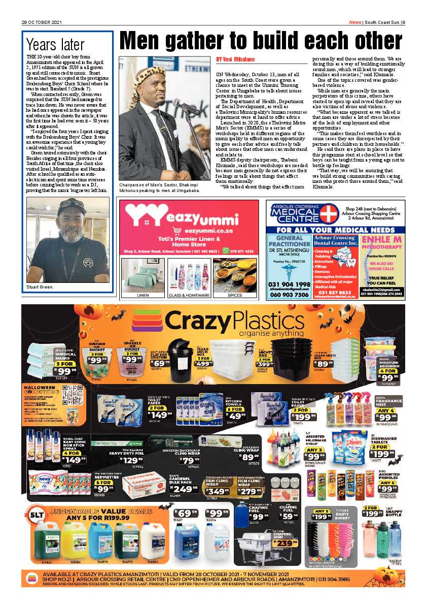 South Coast Sun 29 October 2021 page 9