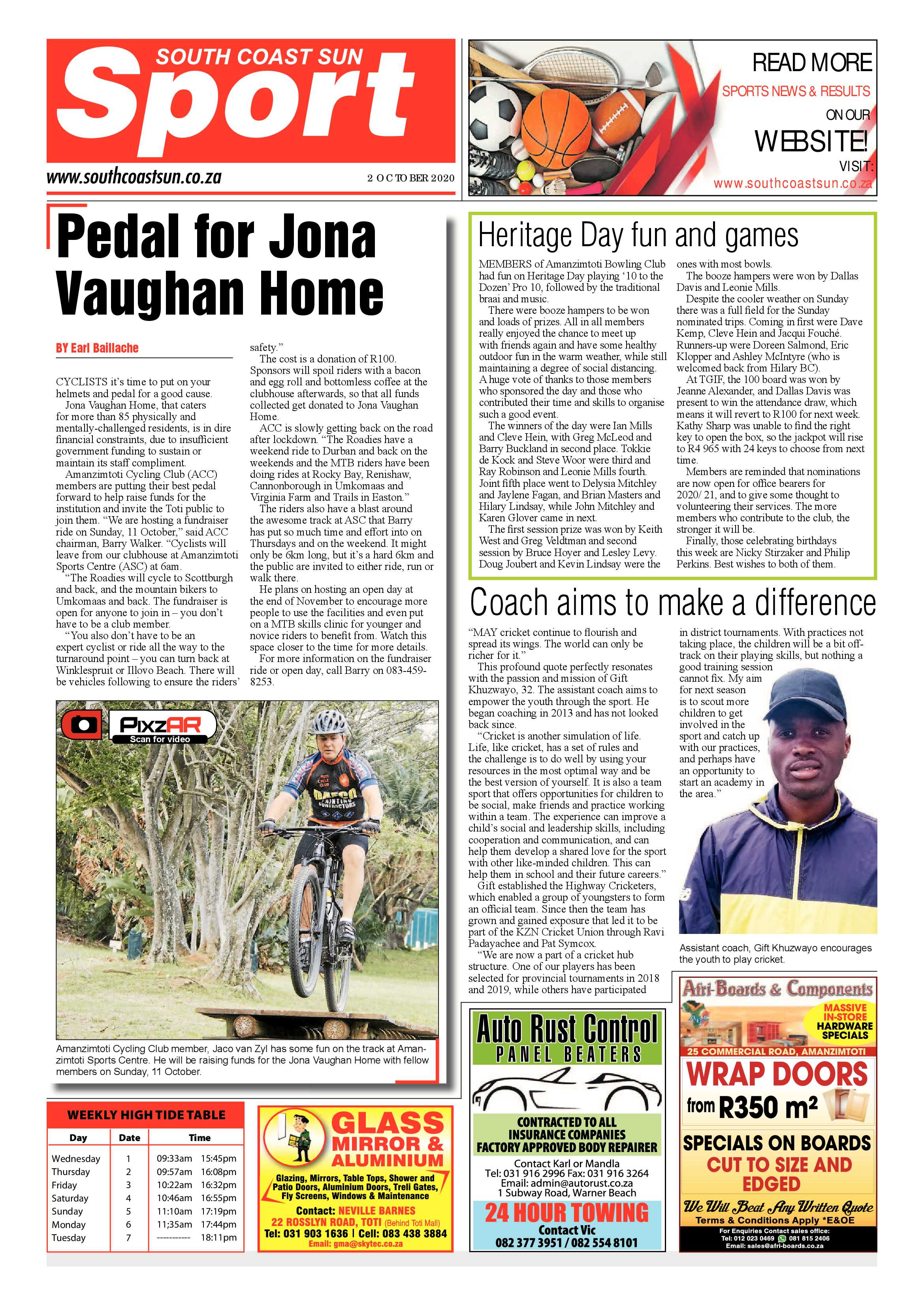 South Coast Sun 2 October 2020 page 8