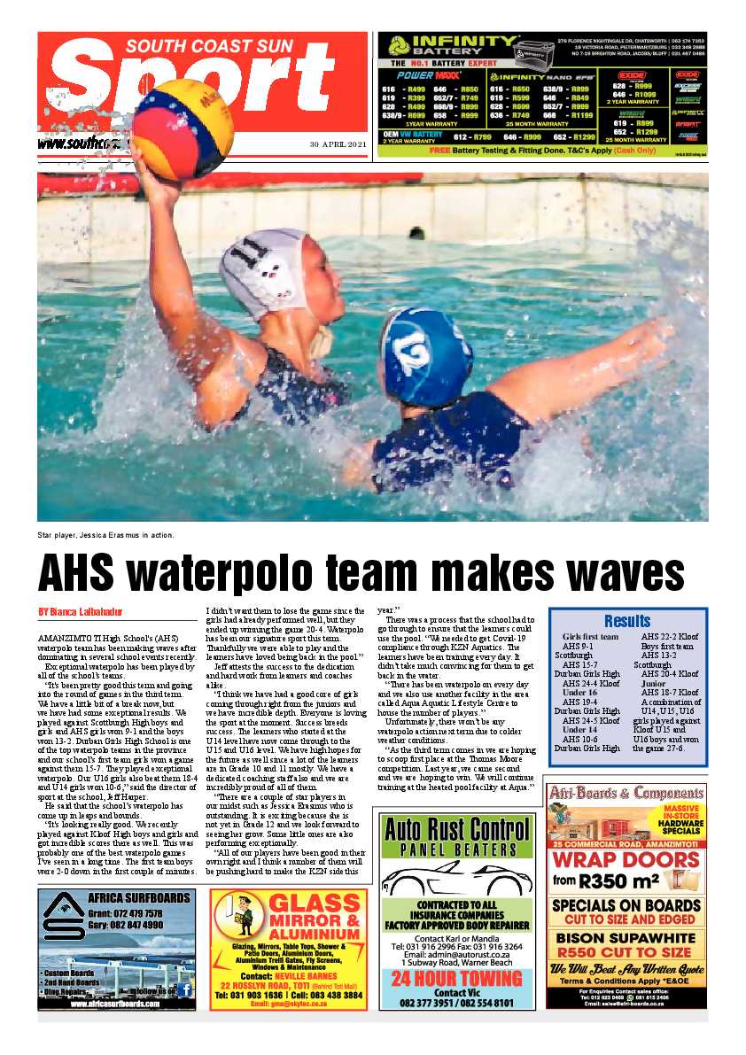 South Coast Sun 30 April 2021 page 16