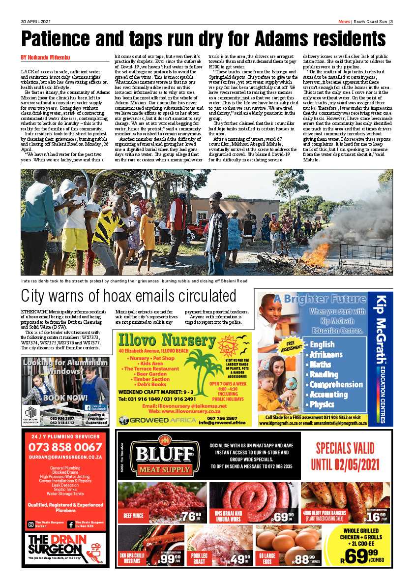 South Coast Sun 30 April 2021 page 3