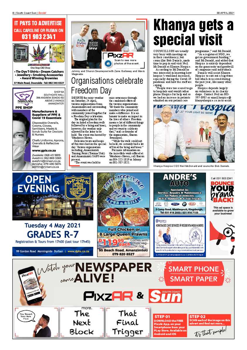 South Coast Sun 30 April 2021 page 8