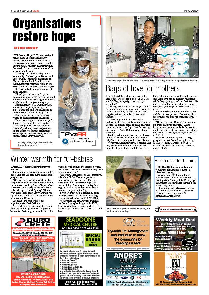 South Coast Sun 30 July 2021 page 4