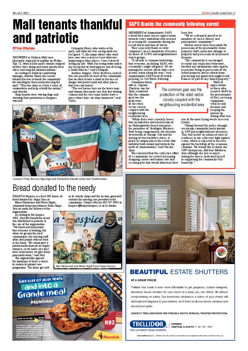South Coast Sun 30 July 2021 page 7