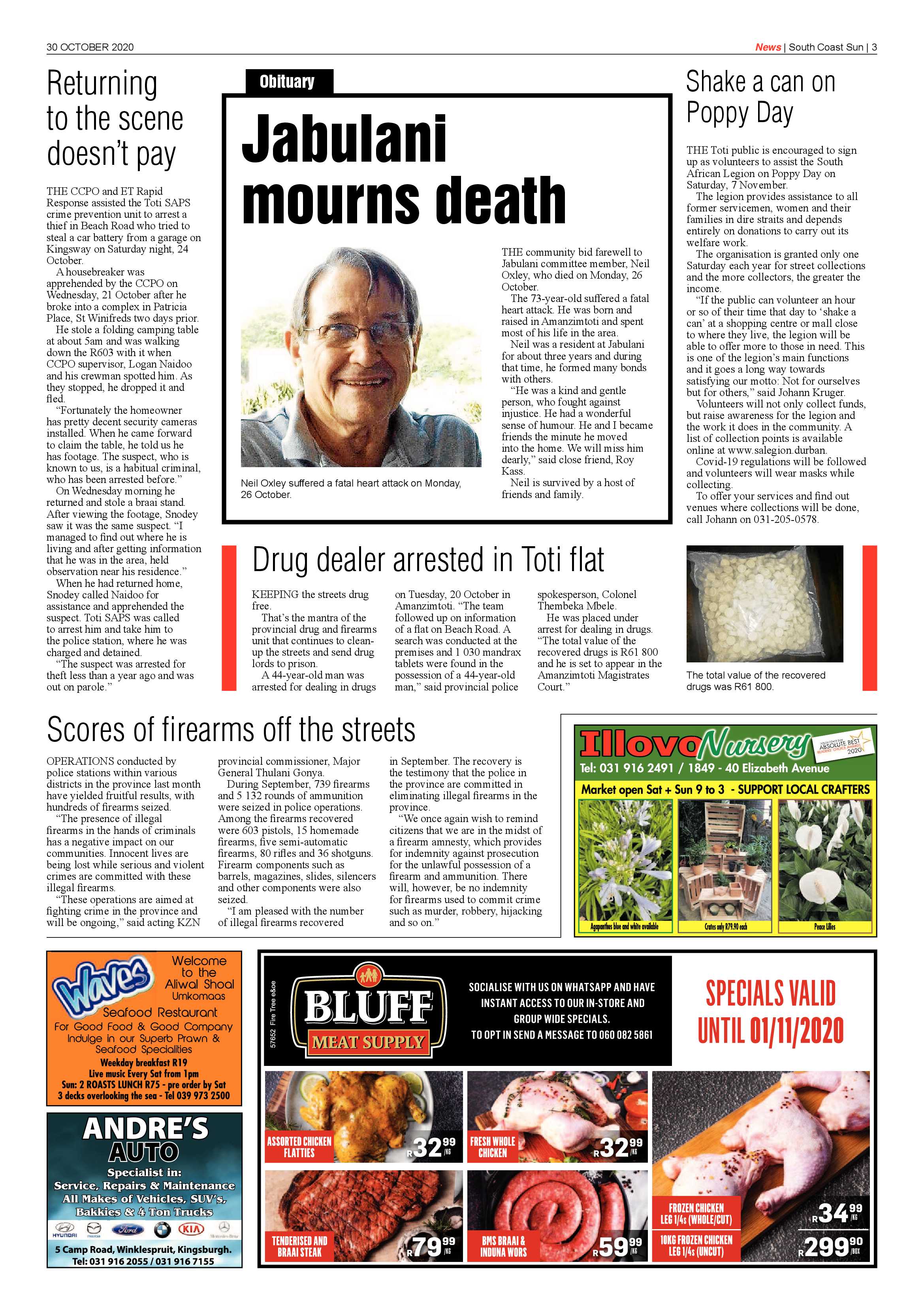 South Coast Sun 30 October 2020 page 3