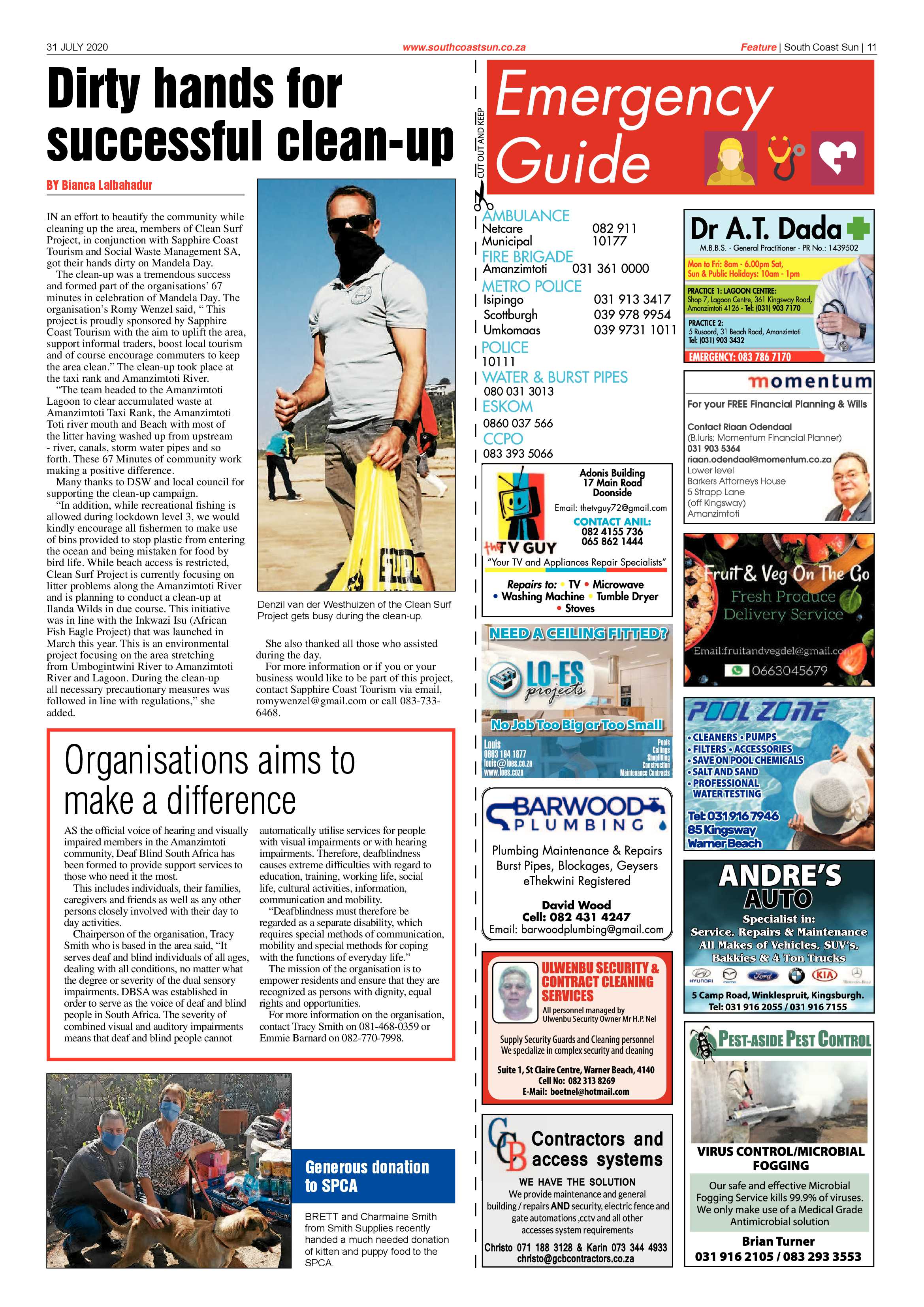 South Coast Sun 31 July 2020 page 11