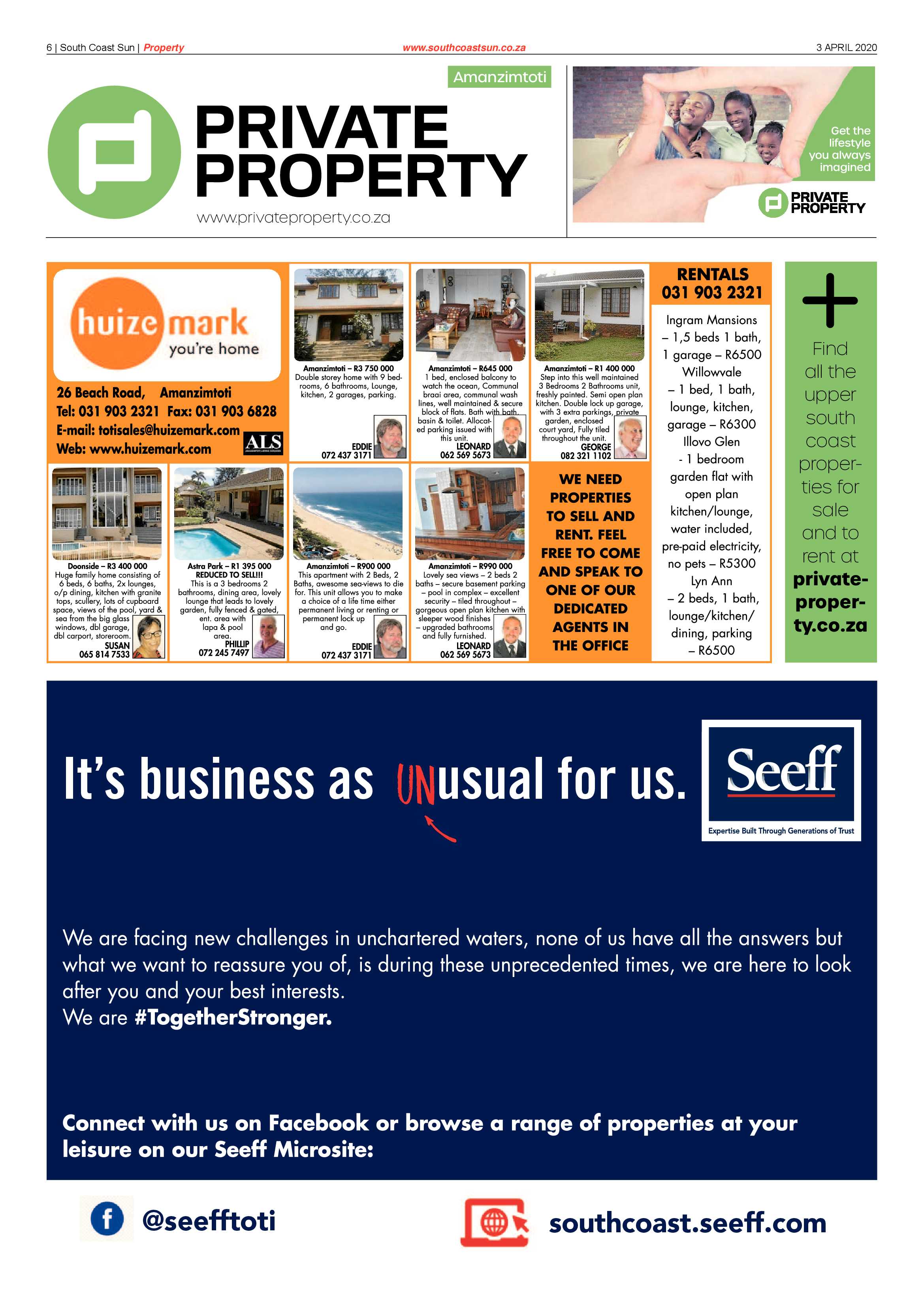 South Coast Sun 3 April 2020 page 6