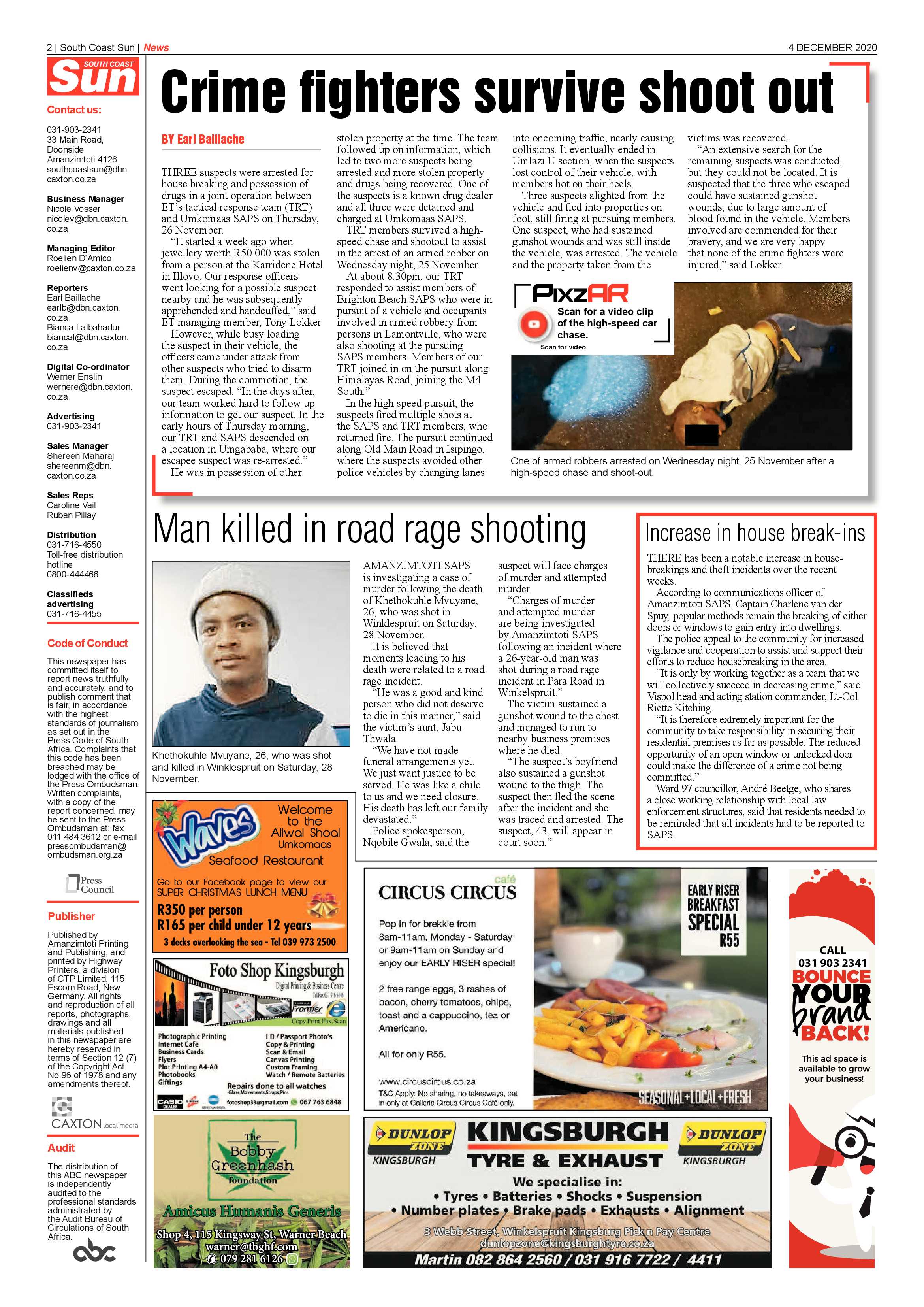 South Coast Sun 4 December 2020 page 2