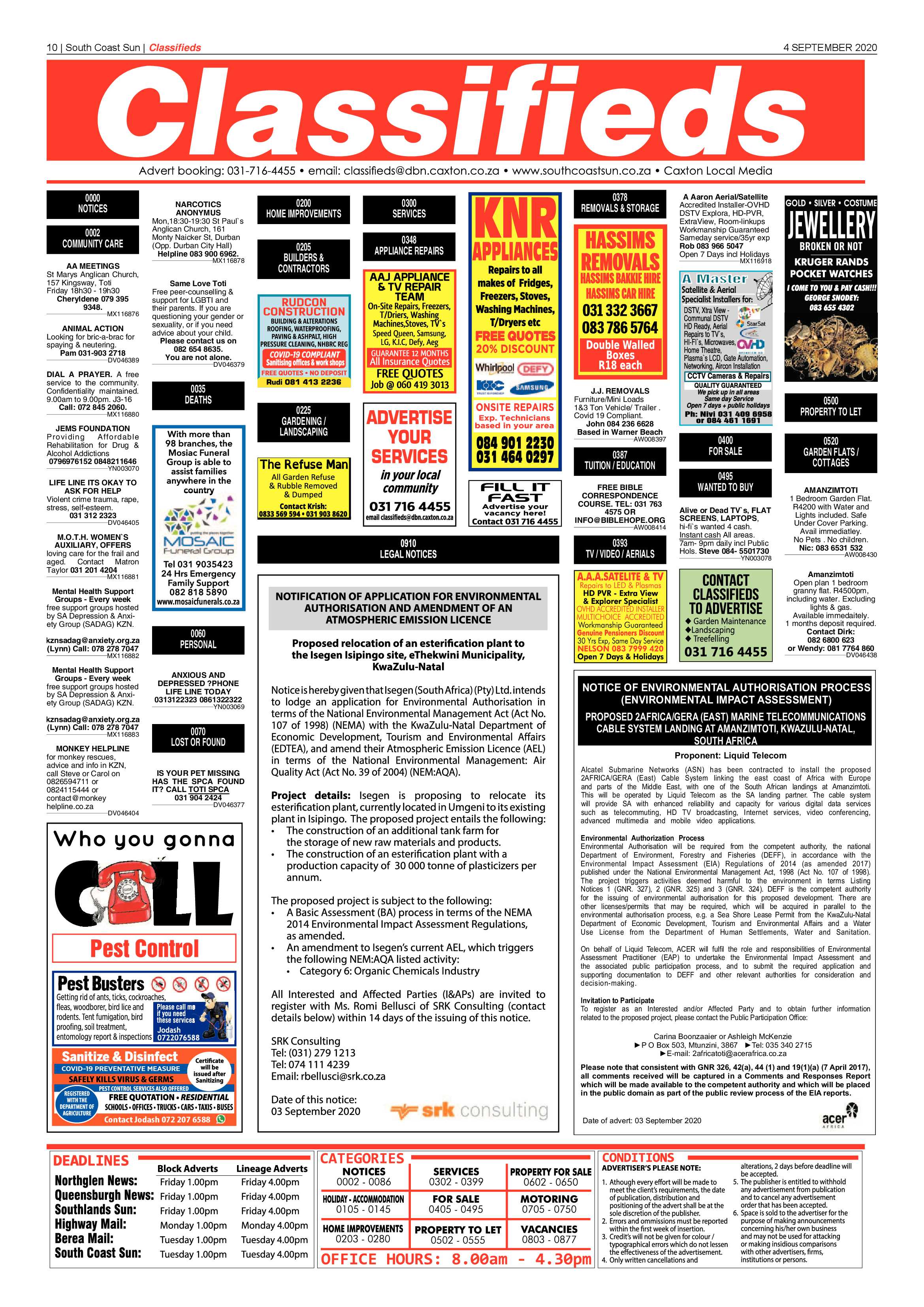 South Coast Sun 4 September 2020 page 10