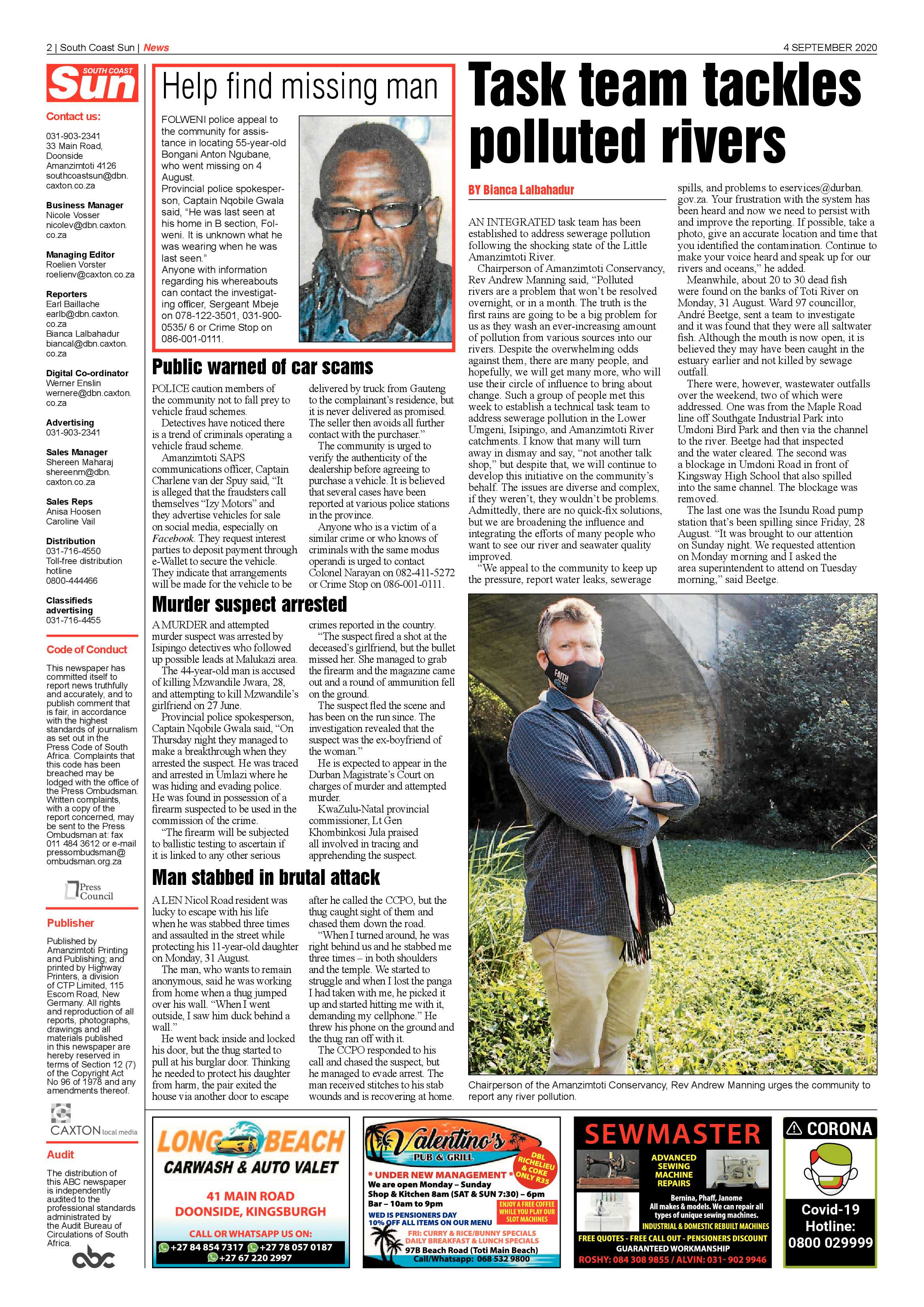 South Coast Sun 4 September 2020 page 2
