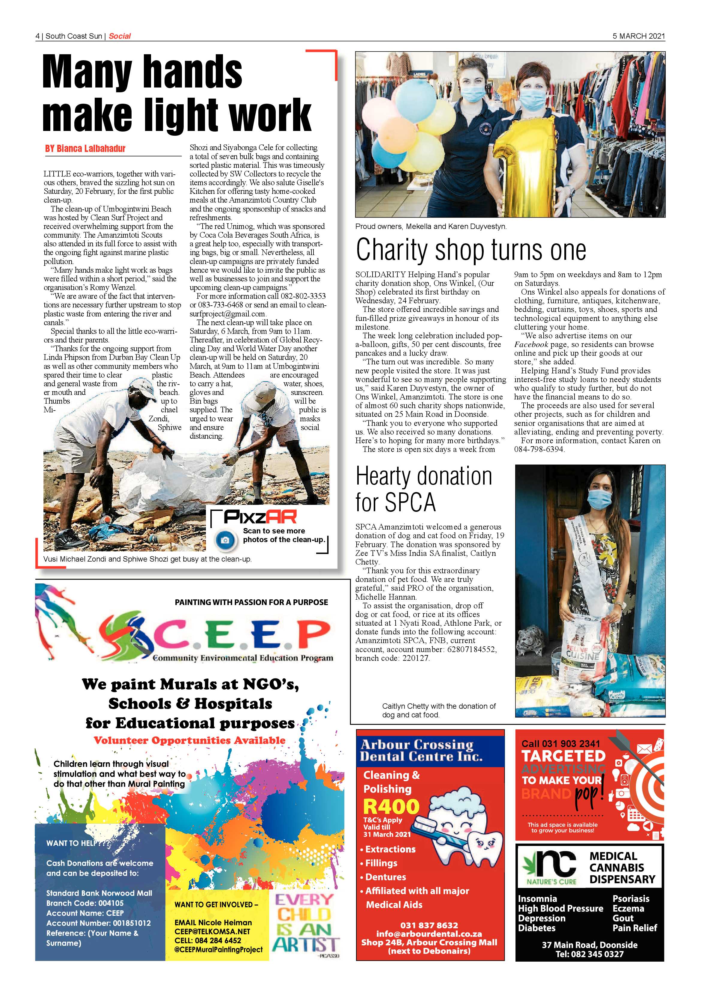 South Coast Sun 5 March 2021 page 4