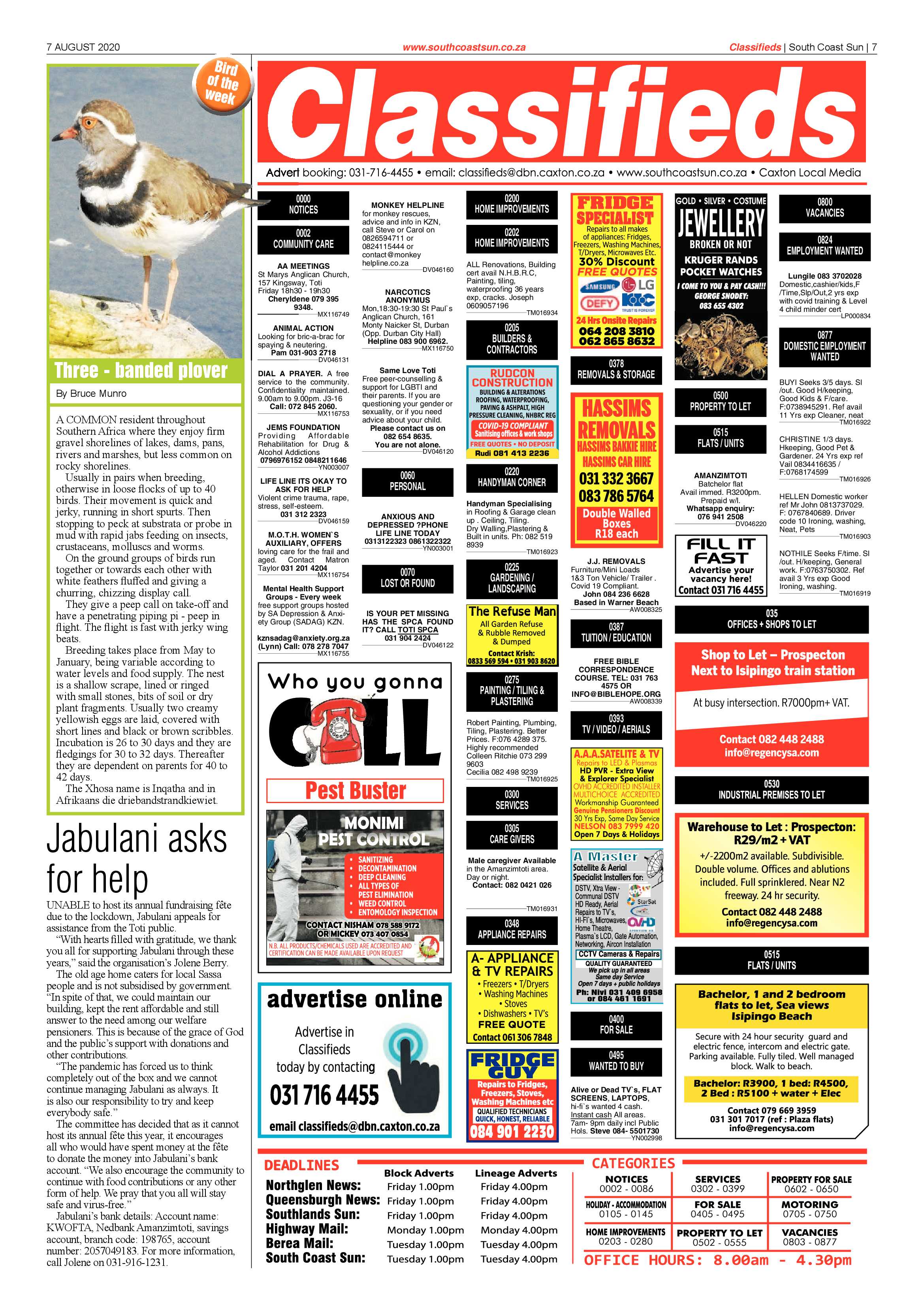 South Coast Sun 7 August 2020 page 7