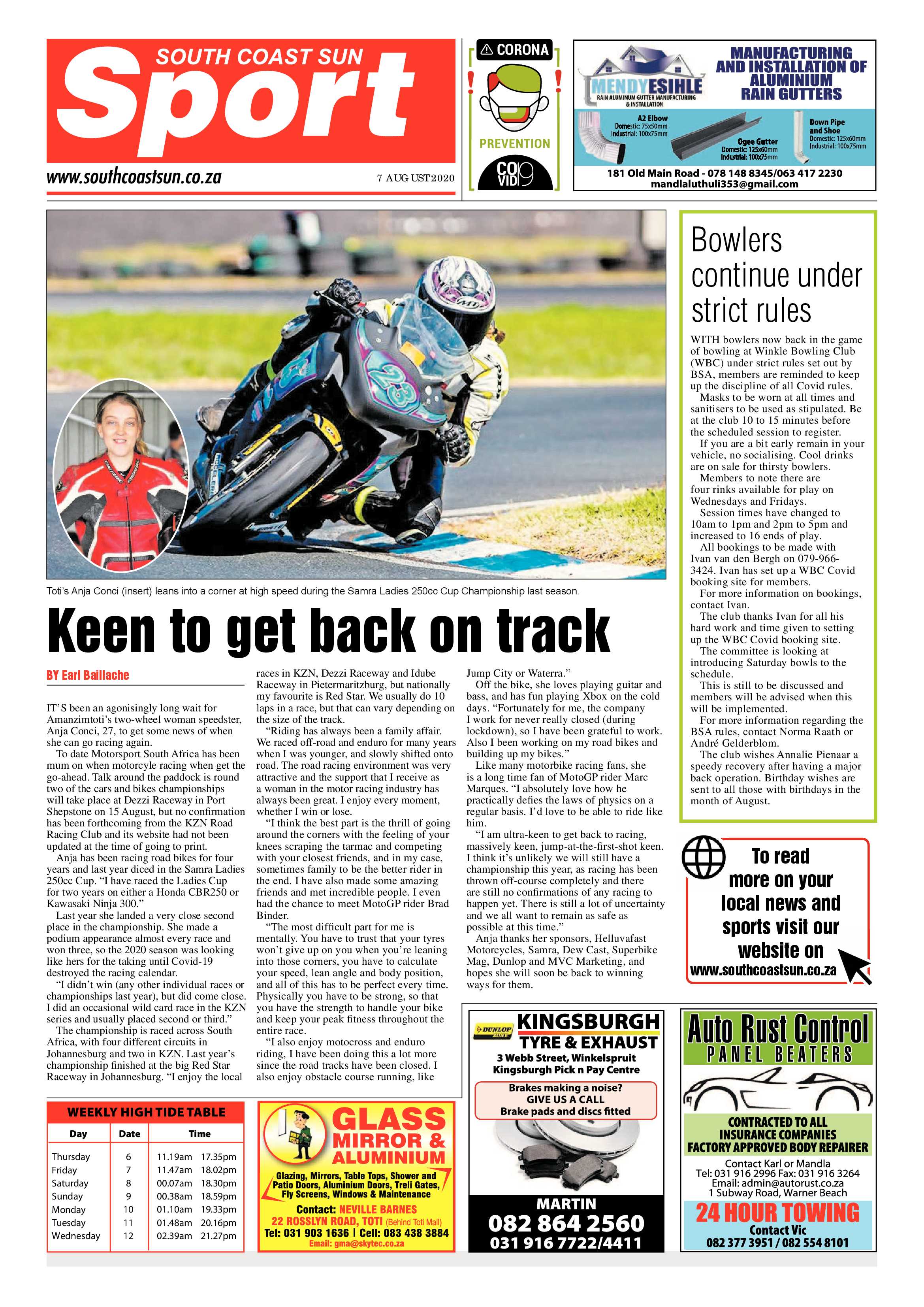 South Coast Sun 7 August 2020 page 8