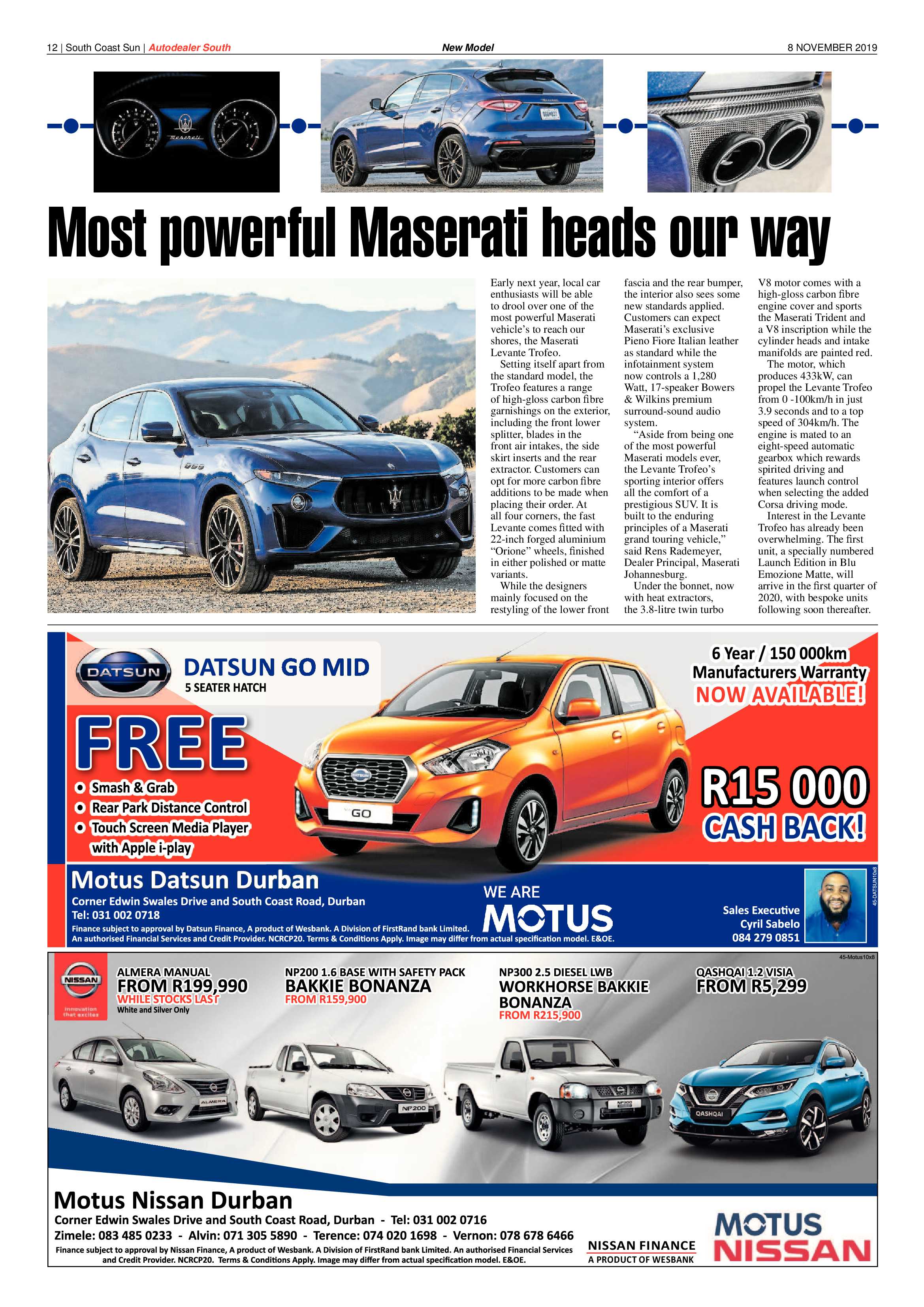 South Coast Sun 8 November 2019 page 12