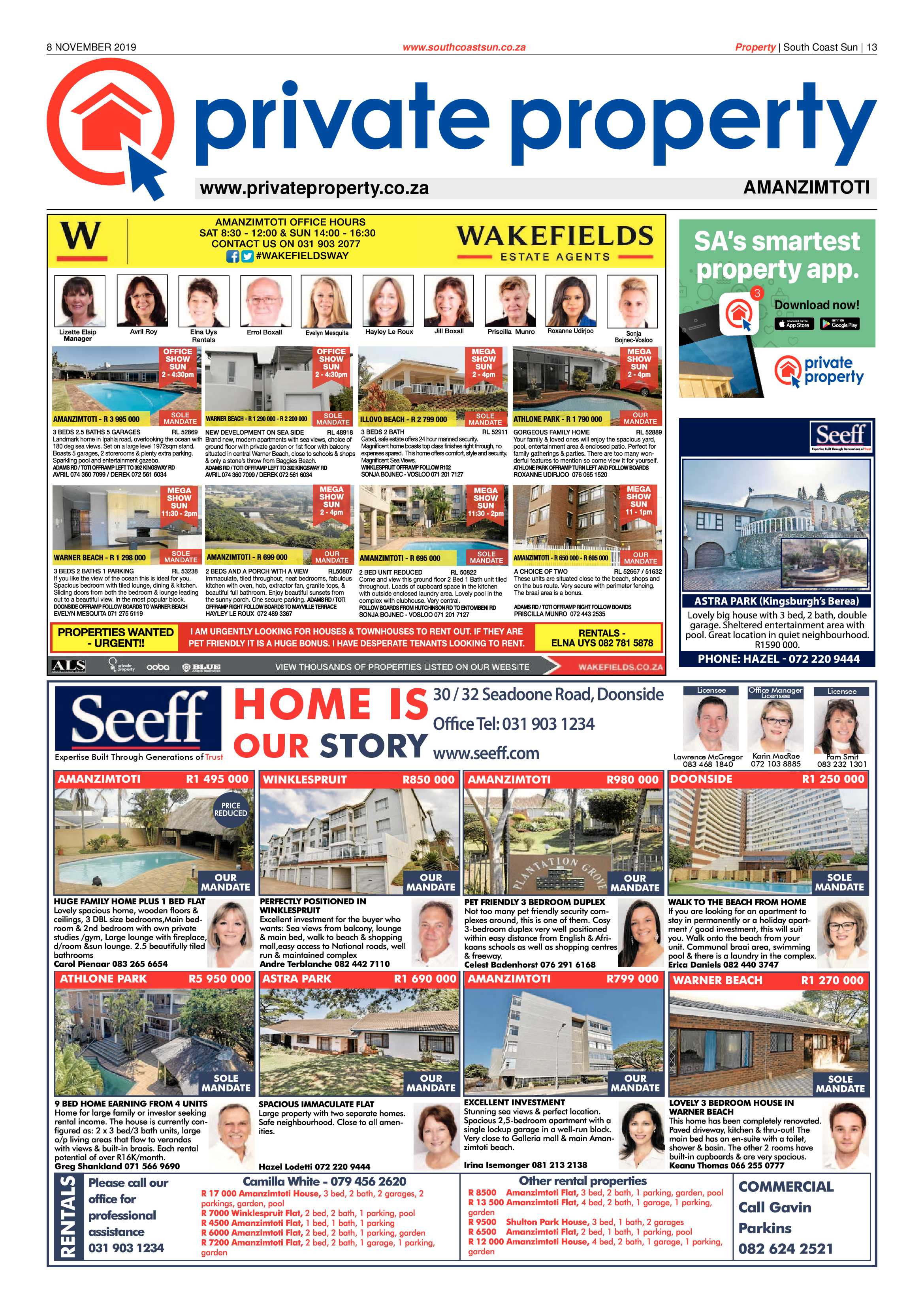 South Coast Sun 8 November 2019 page 13
