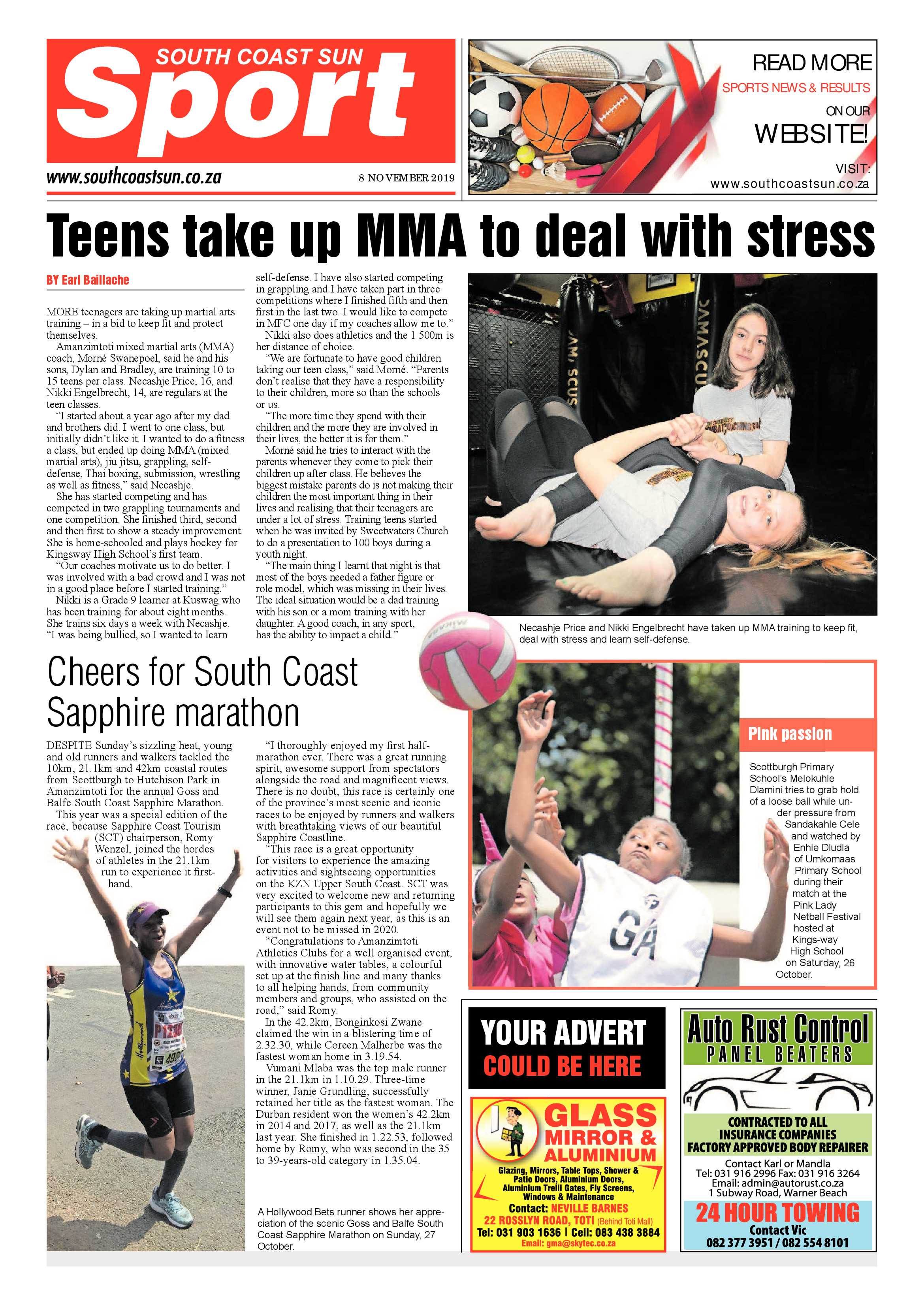 South Coast Sun 8 November 2019 page 20