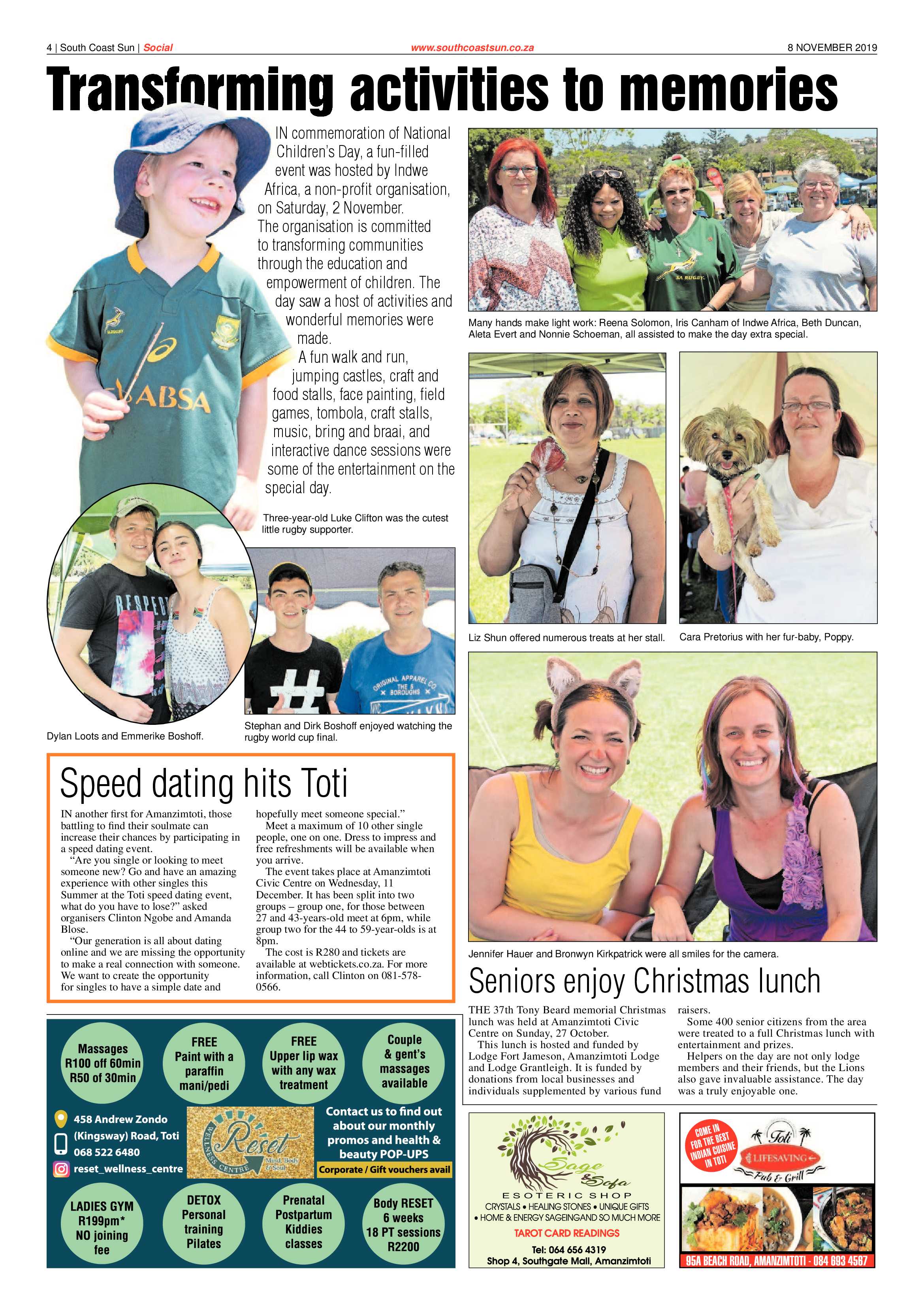 South Coast Sun 8 November 2019 page 4