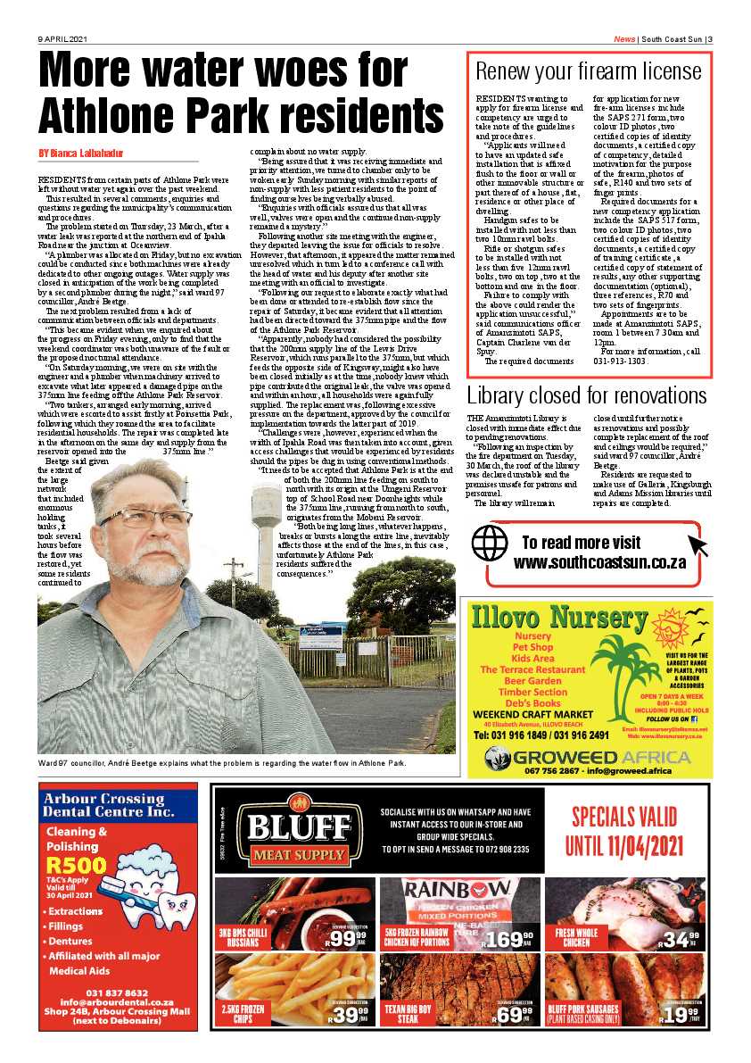 South Coast Sun 9 April 2021 page 3