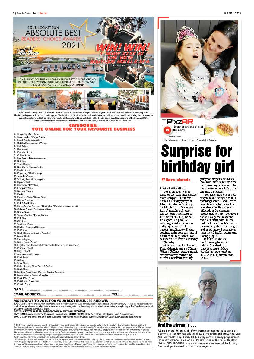 South Coast Sun 9 April 2021 page 6