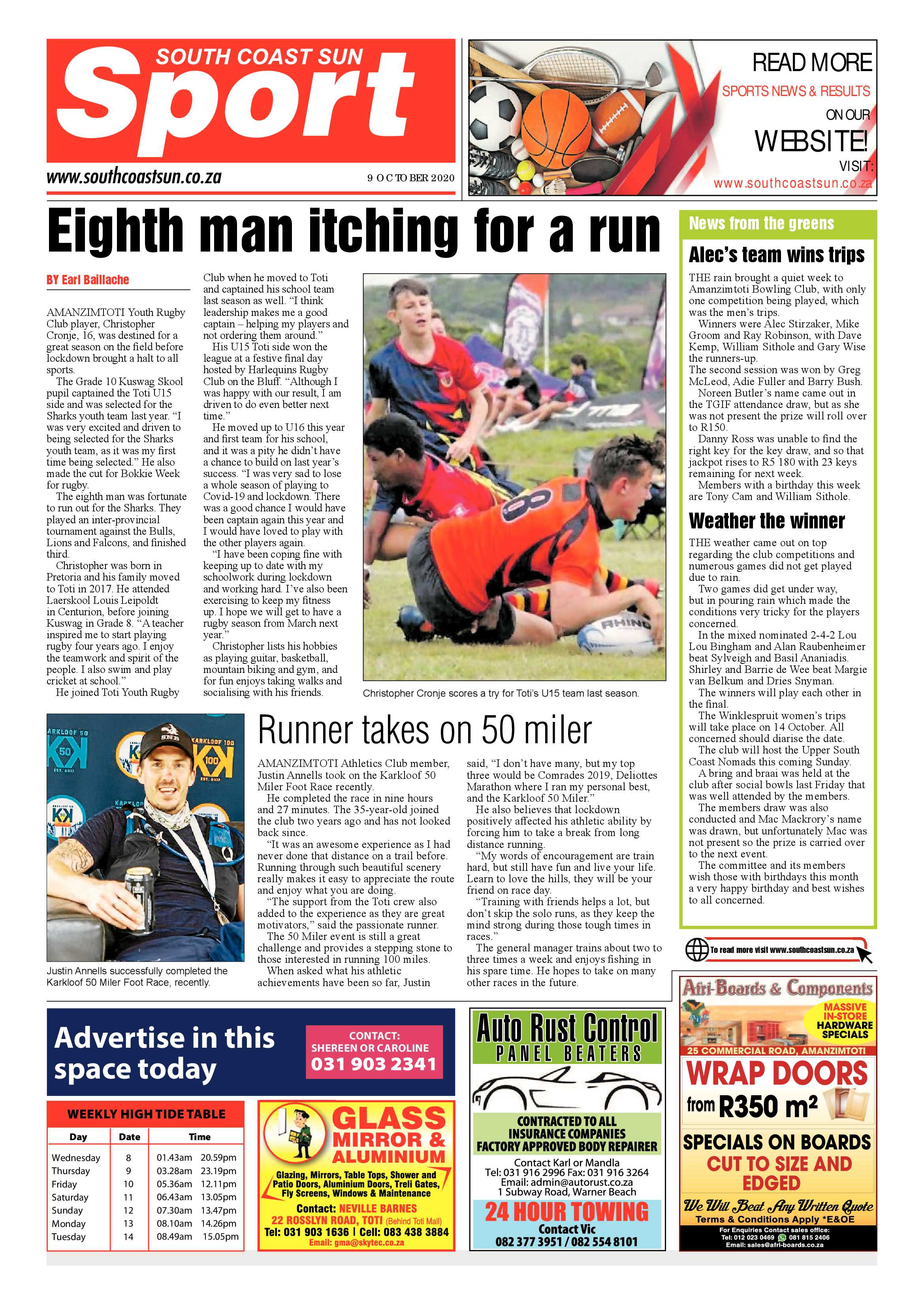 South Coast Sun 9 October 2020 page 12