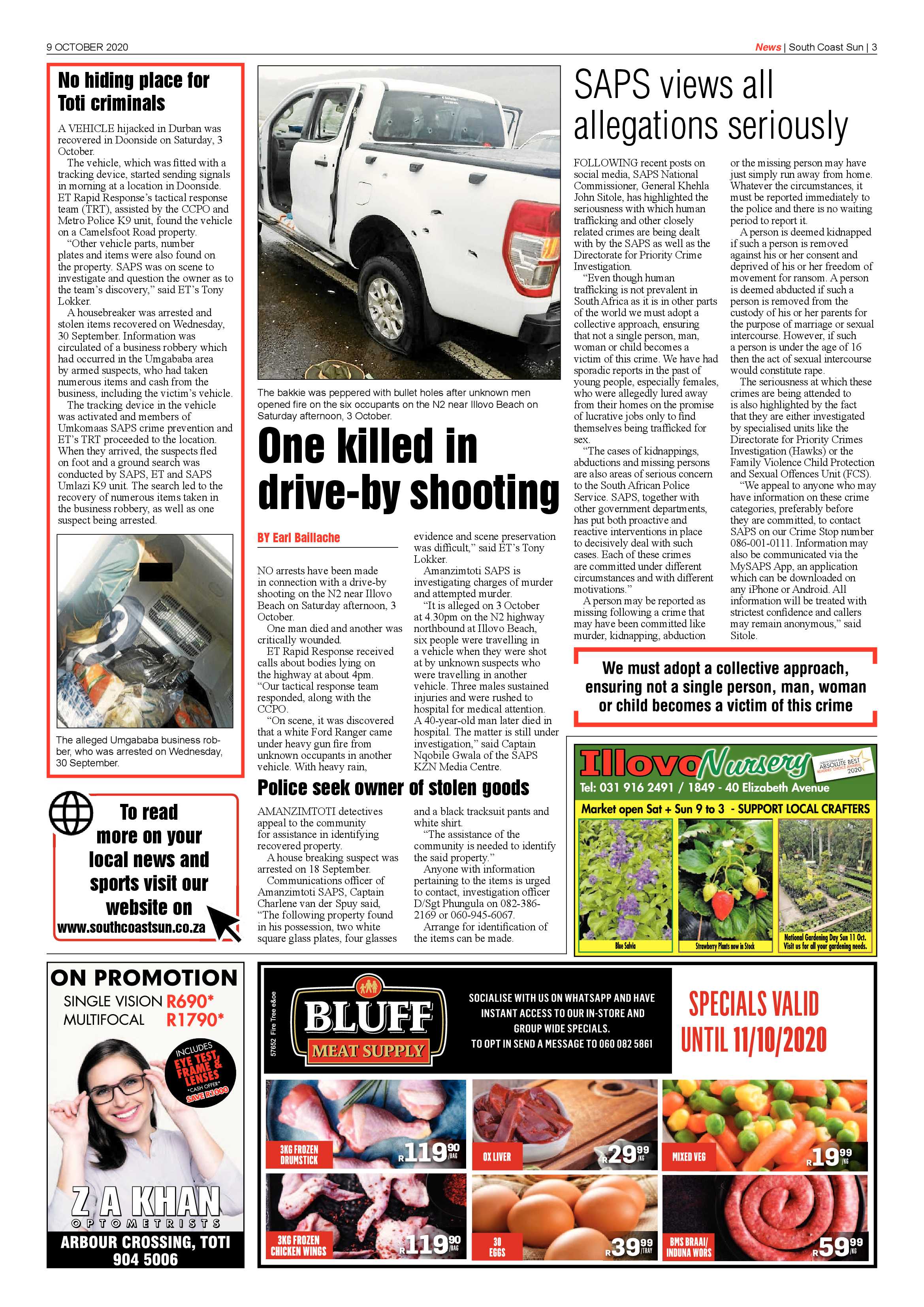 South Coast Sun 9 October 2020 page 3
