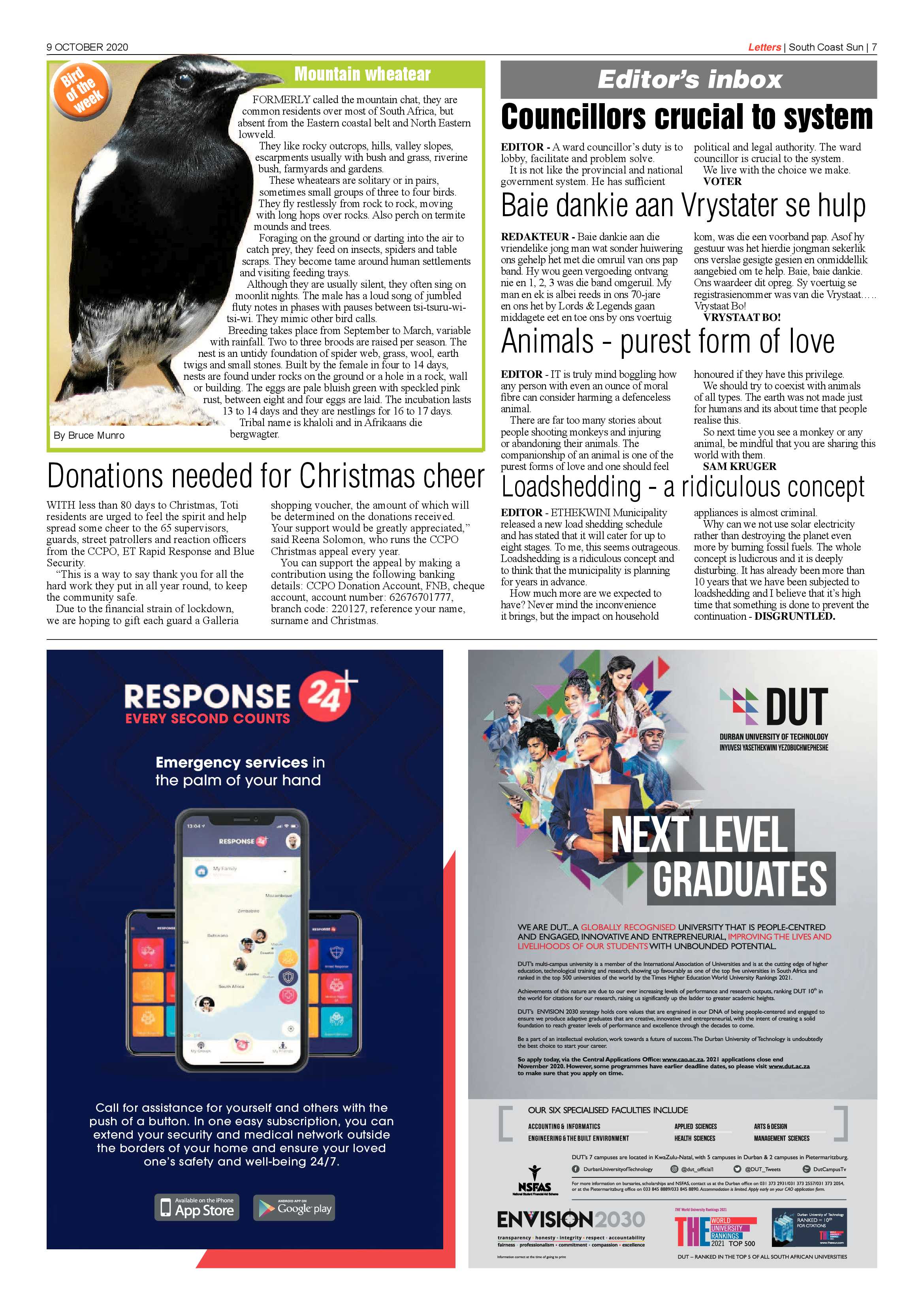 South Coast Sun 9 October 2020 page 7