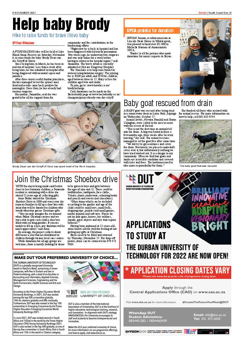 Southcoast Sun 5 November 2021 page 5