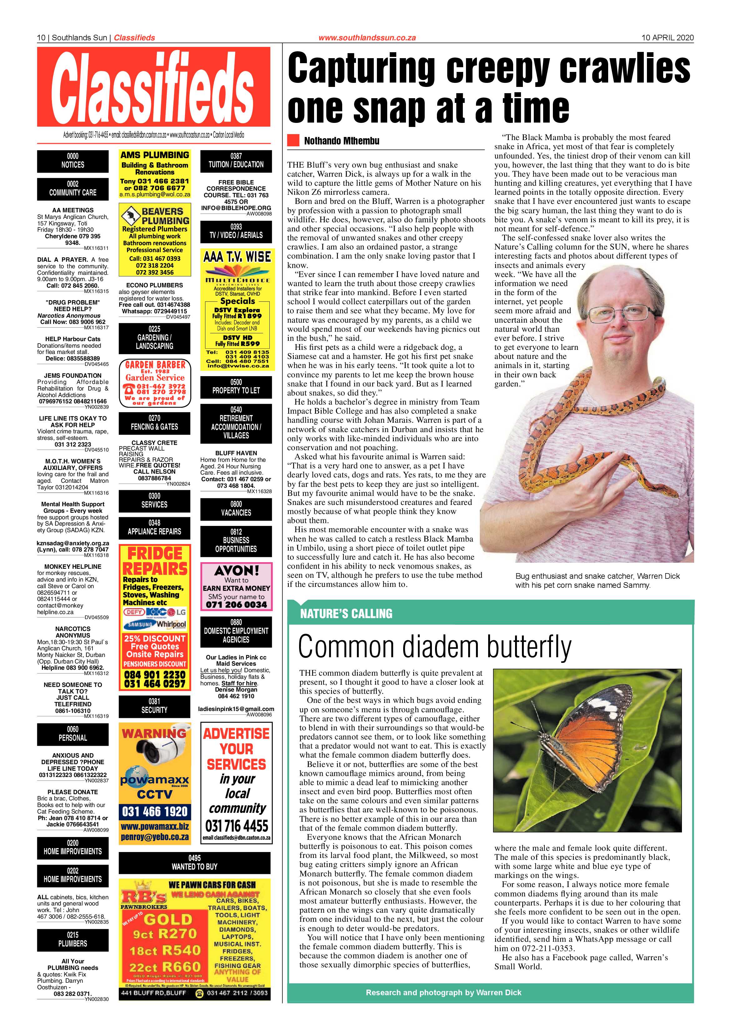Southlands Sun 10 April 2020 page 10