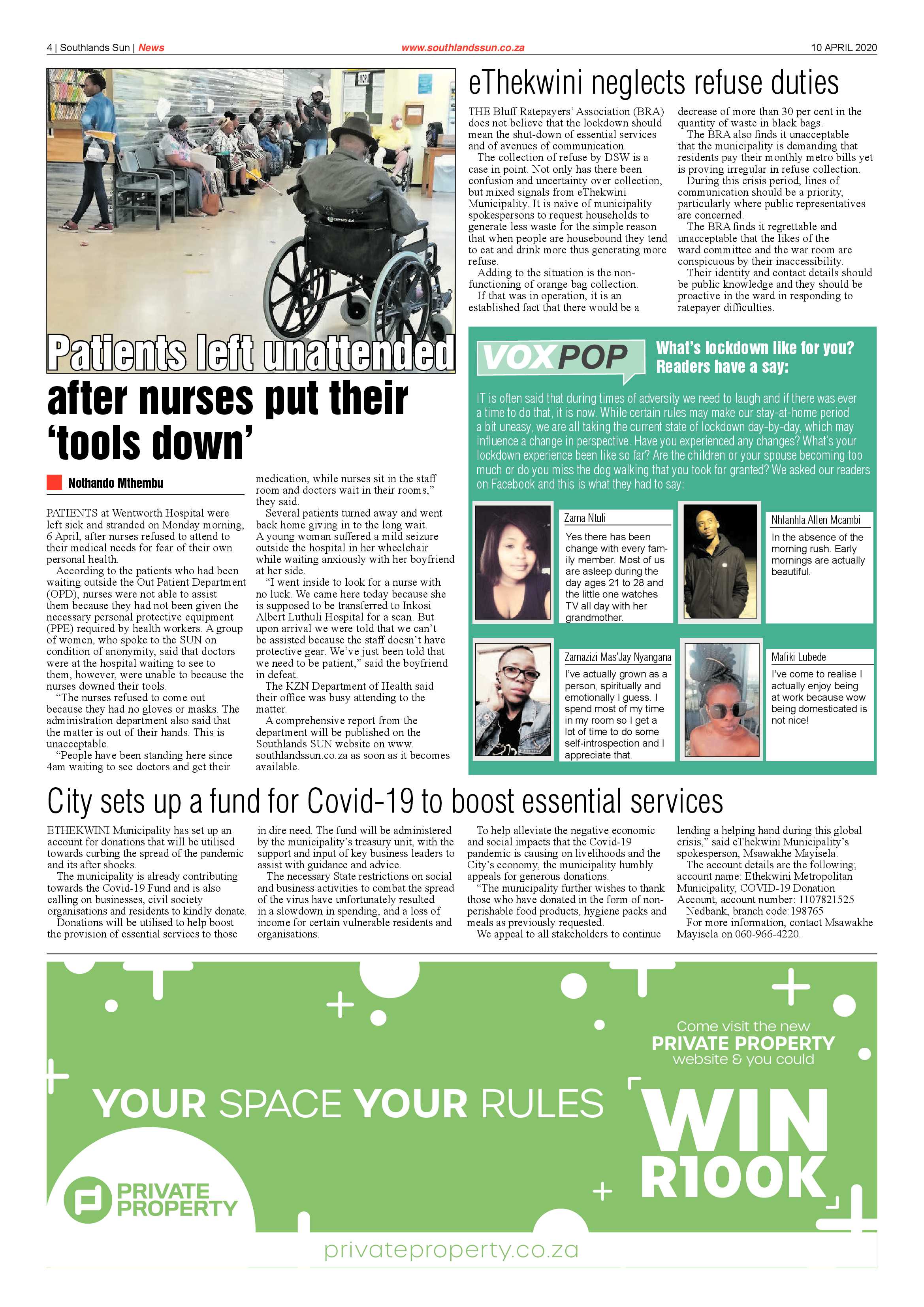 Southlands Sun 10 April 2020 page 4
